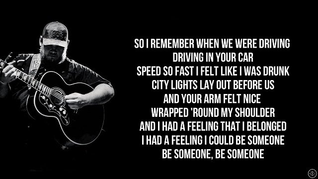 Luke Combs Fast Car lyrics